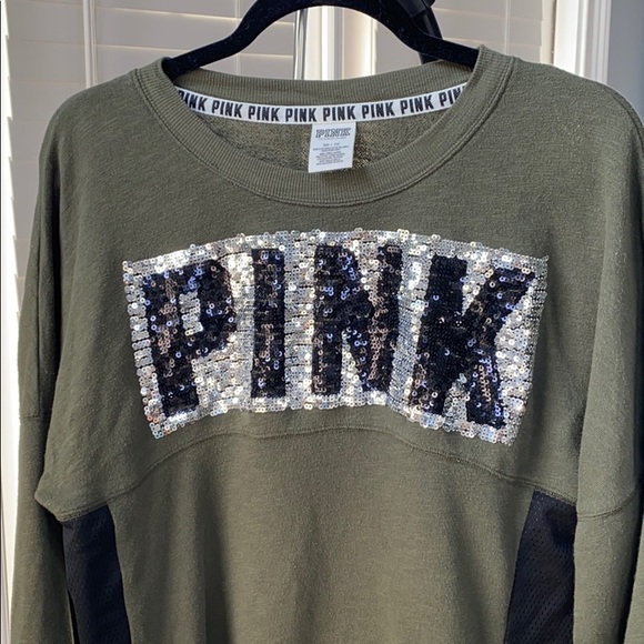 PINK Jersey type long sleeve tee - Picture 2 of 7